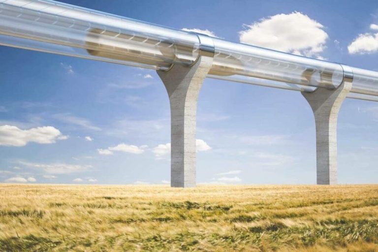 An image of a futuristic high speed train.