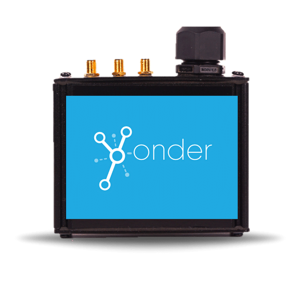 A small device with the word wonderr on it.