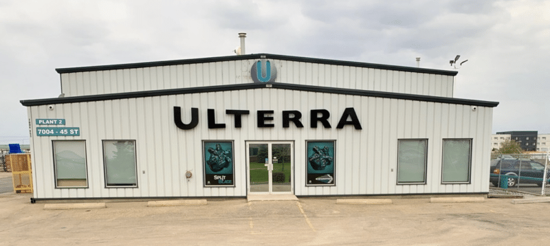 A building with a sign that says ultrara.