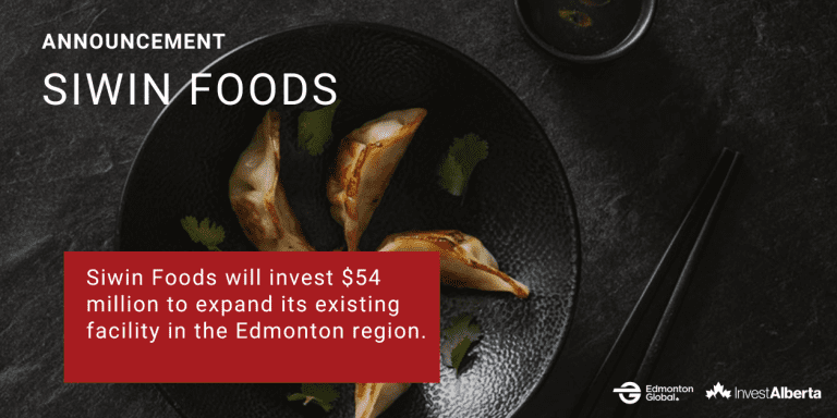 valued added agriculture in alberta includes food manufacturing company siwin foods expanding in edmonton