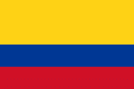 The flag of colombia.