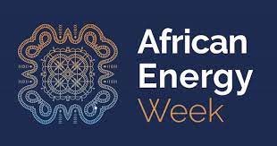 The logo for african energy week.