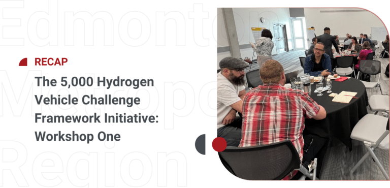 Edmonton region's hydrogen vehicle challenge workshop.