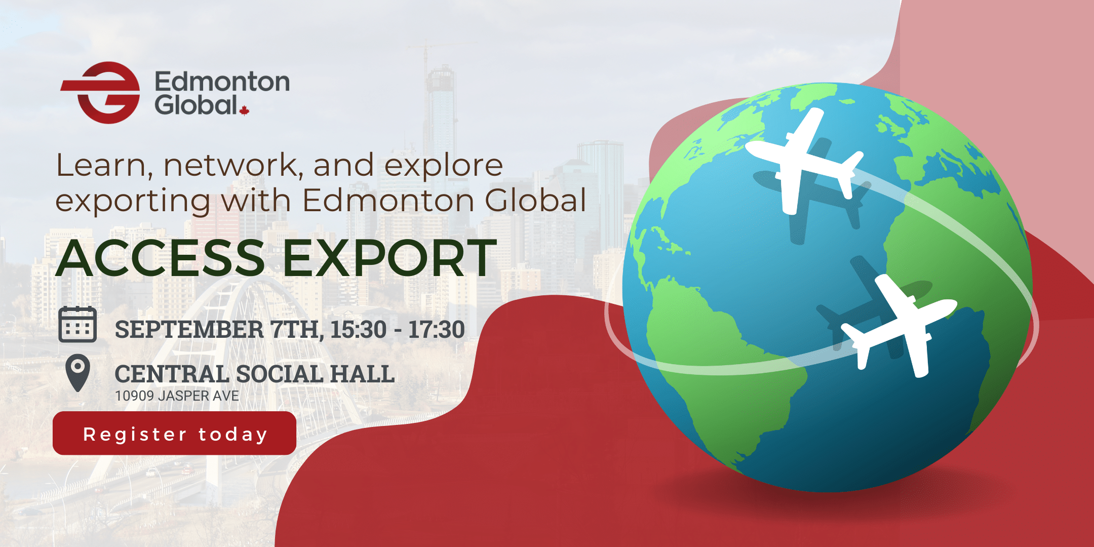 Edmonton global network and explore with edmonton global access export.